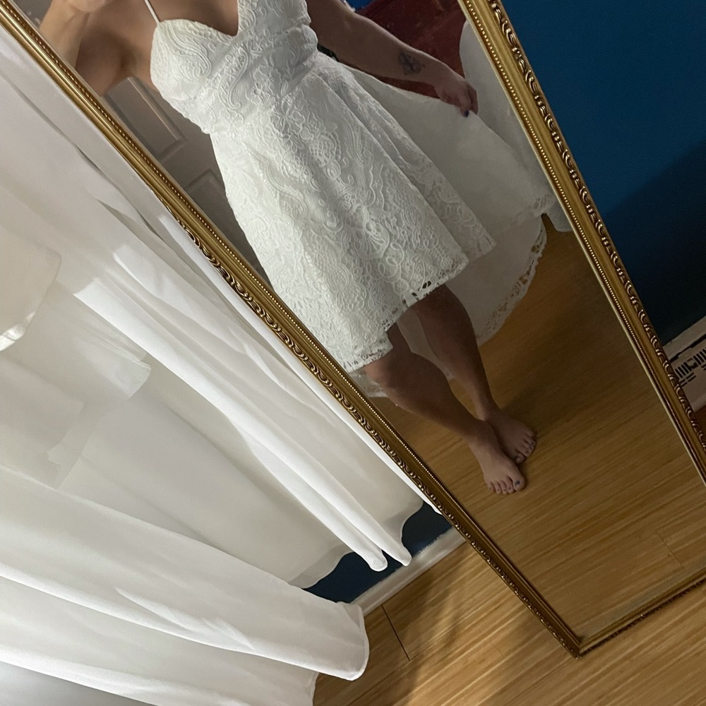Jaus Marilyn dress white
